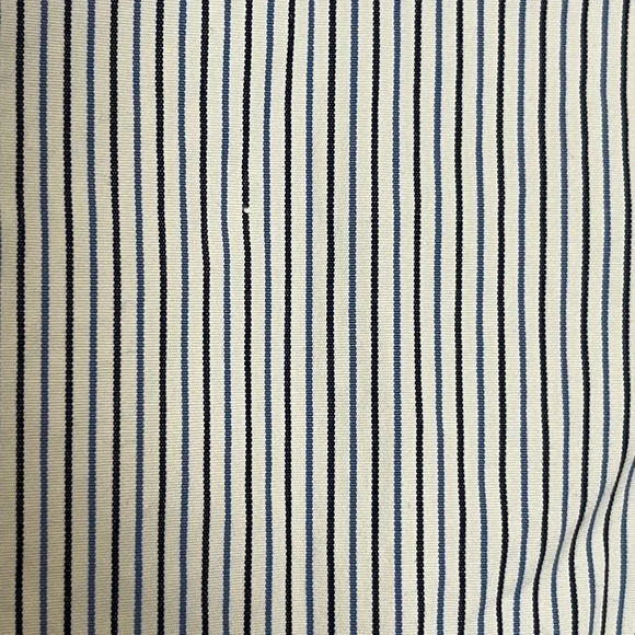 Polo Ralph Lauren Shirt Mens 16.5 36/37 Regent Custom Fit Button Up Blue Striped - Picture 3 of 8